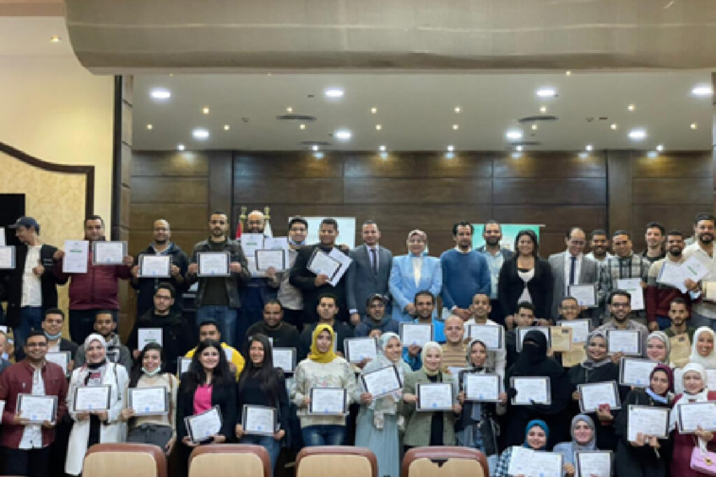 Graduation of the first group of trainees in partnership with the Ministry of Youth and Sports